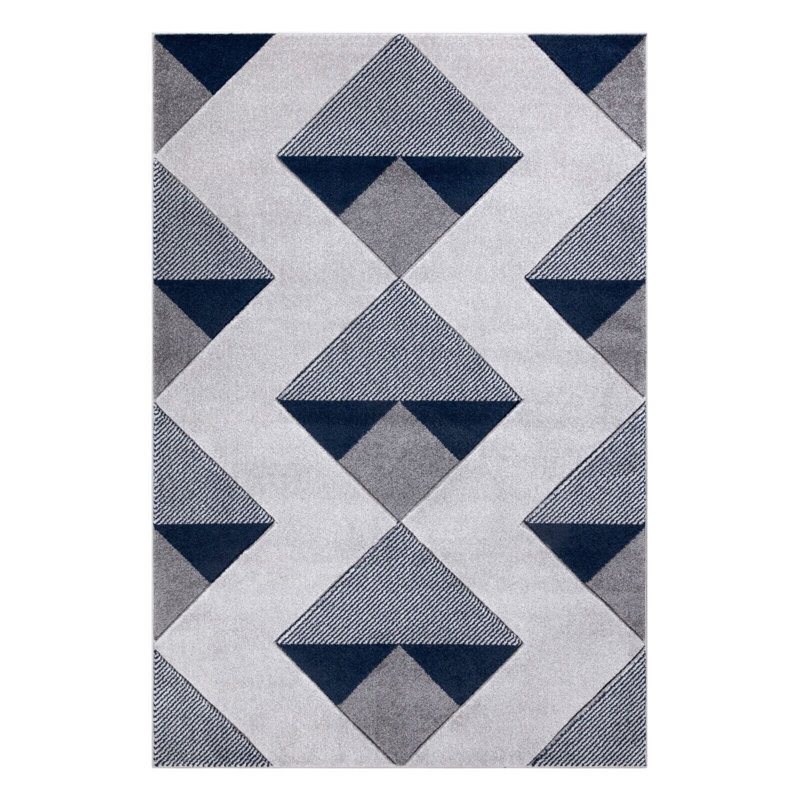 Jenna Geometric Area Rug, Rectangle 120 x 170cm 