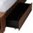 Celese Mid-Century Brown Storage Bed-1309433569