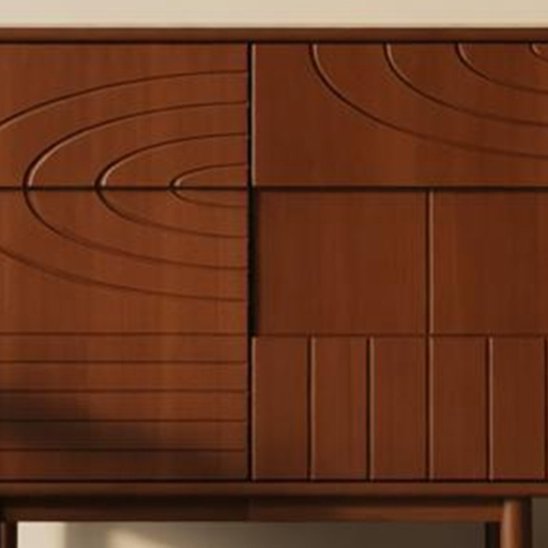 Armoire d'entrée médiévale, Walnut