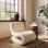 Fauteuil d'appoint surdimensionné