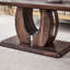 Table basse à texture brune foncée, taille moyenne et hauteur idéale pour une maison confortable texturée - Design ergonomique