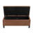 42” Tufted Rectangle Storage Ottoman Bench with Nailhead Trim