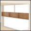 Lit superposé double sur double avec tiroirs et tablettes de rangement, fabrication en bois massif, aucun sommier nécessaire, beige et naturel