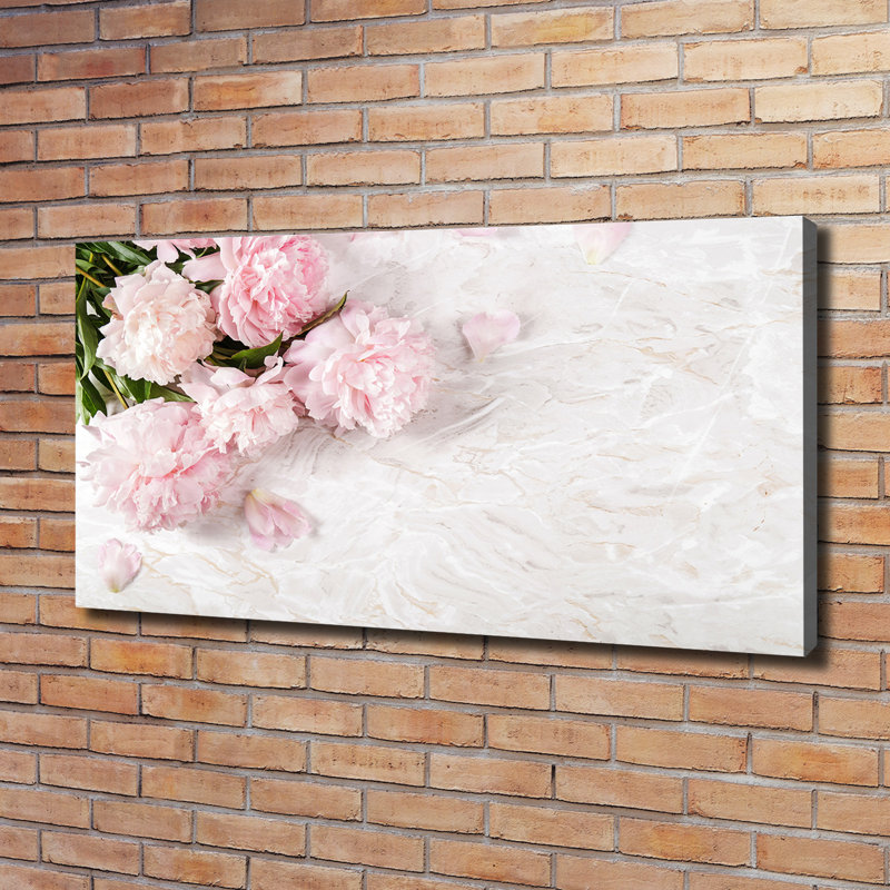 Peonies - Wrapped Canvas Print