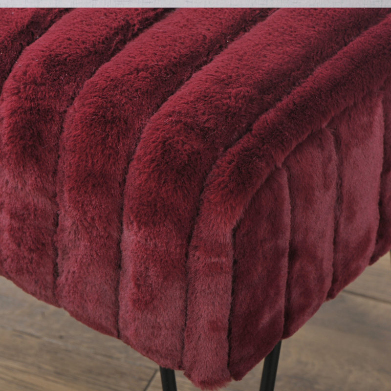 Dugan Upholstered Ottoman, Tawny Port 