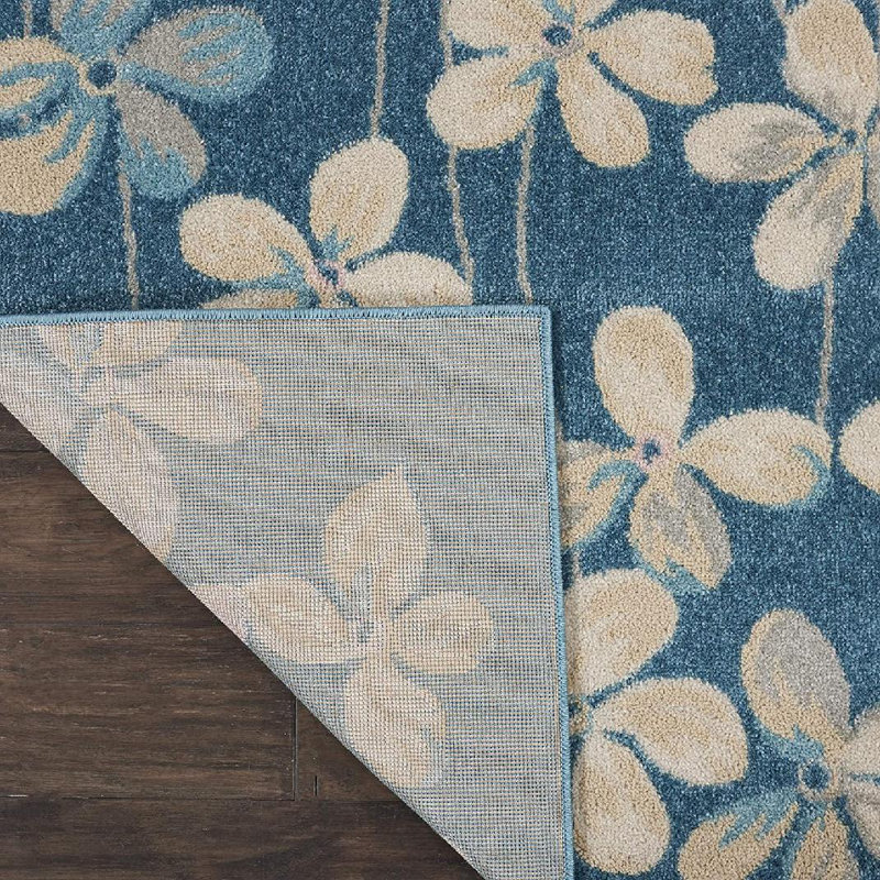 Zaizi Floral Indoor Rug, Rectangle 8'10" x 11'10"