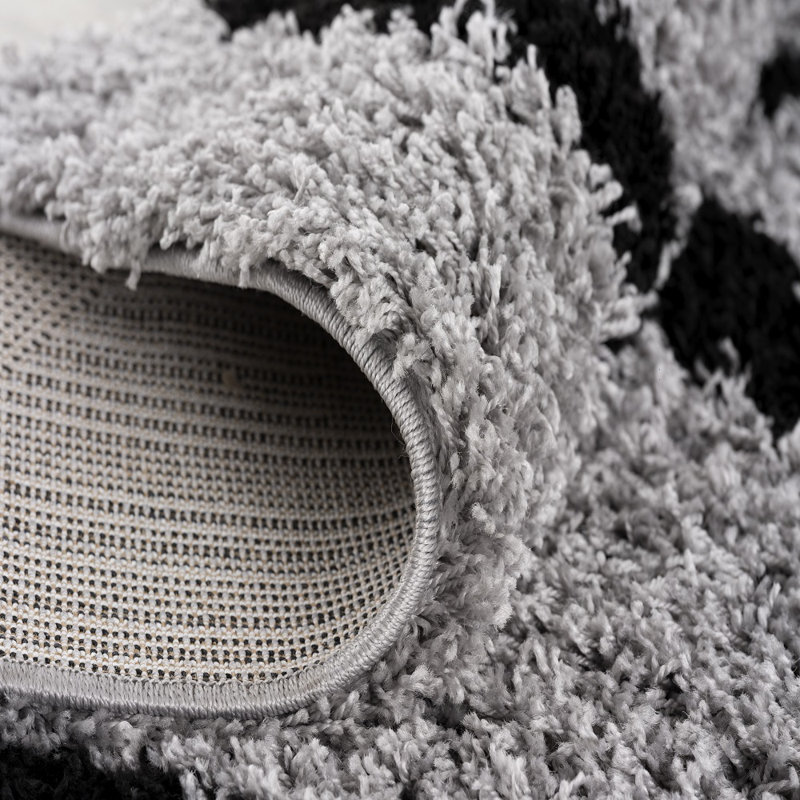 Tapis gris / noir Barrow, 5' x 7'