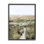 Distant sur le rivage, chemin de plage gracieux, horizon XXL noir, estampe numérique encadrée, art texturé par Danita Delimont