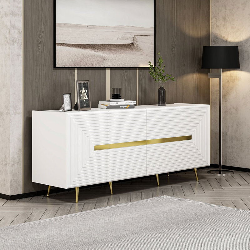 Minerva 75cm Sideboard, White