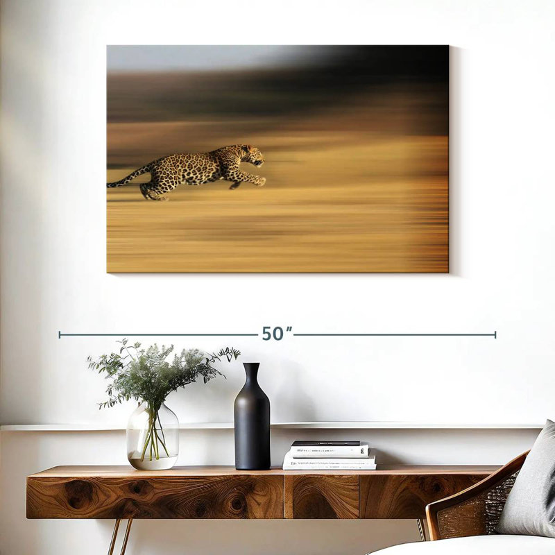 Crowle Leopard Sprint, 26" H x 39" W