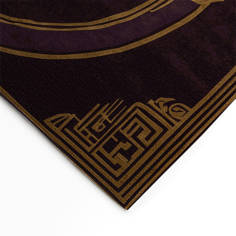 Aegis Ornament Indoor And Outdoor Area Rug, Rectangle 1'6" x 2'6"