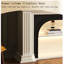 Foyer en bois massif beige et noir-117501192