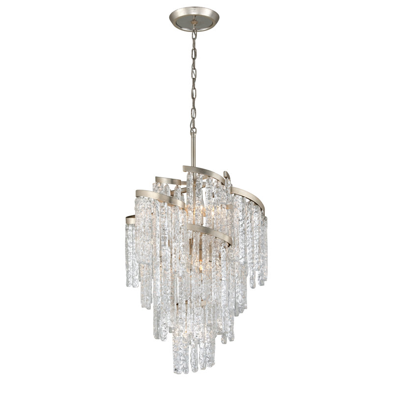 Lustre à plusieurs niveaux 9 lumières unique Mont Blanc