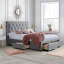Pembroke Upholstered Bed Frame-20055415-23724039