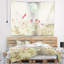 Tapisserie rouge et blanche coquelicots-28487685