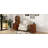 Multifunctional White End Table with Charging Station & Storage Drawers-1541349902