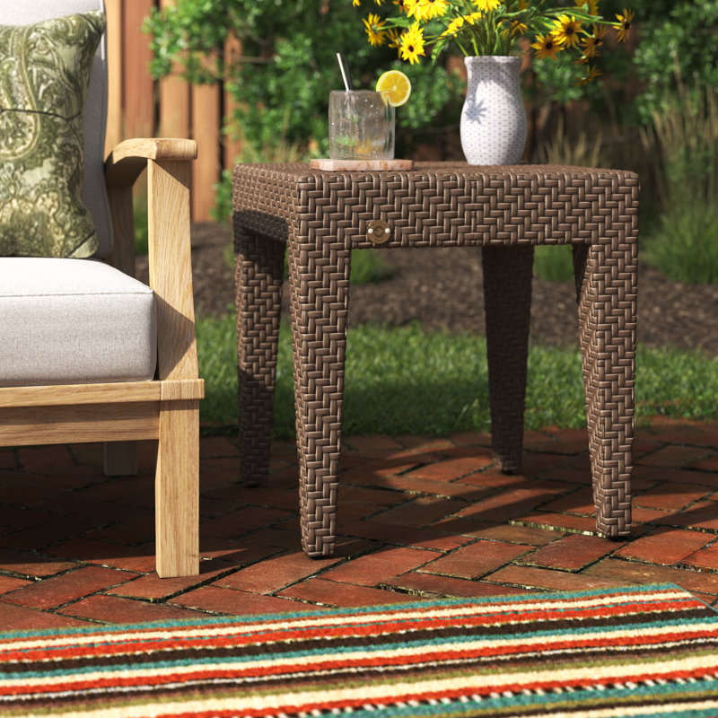 Arrison Square Outdoor Side Table , 19'' in. W 19'' in. D