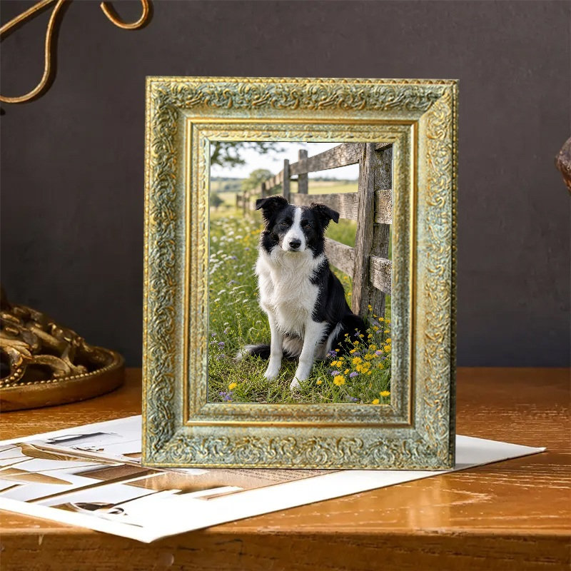 Cadre photo 11 pièces x 11 "or antique 11" pour cadeaux de fête des pères, Antique Gold, 1, 11" W x 14" H