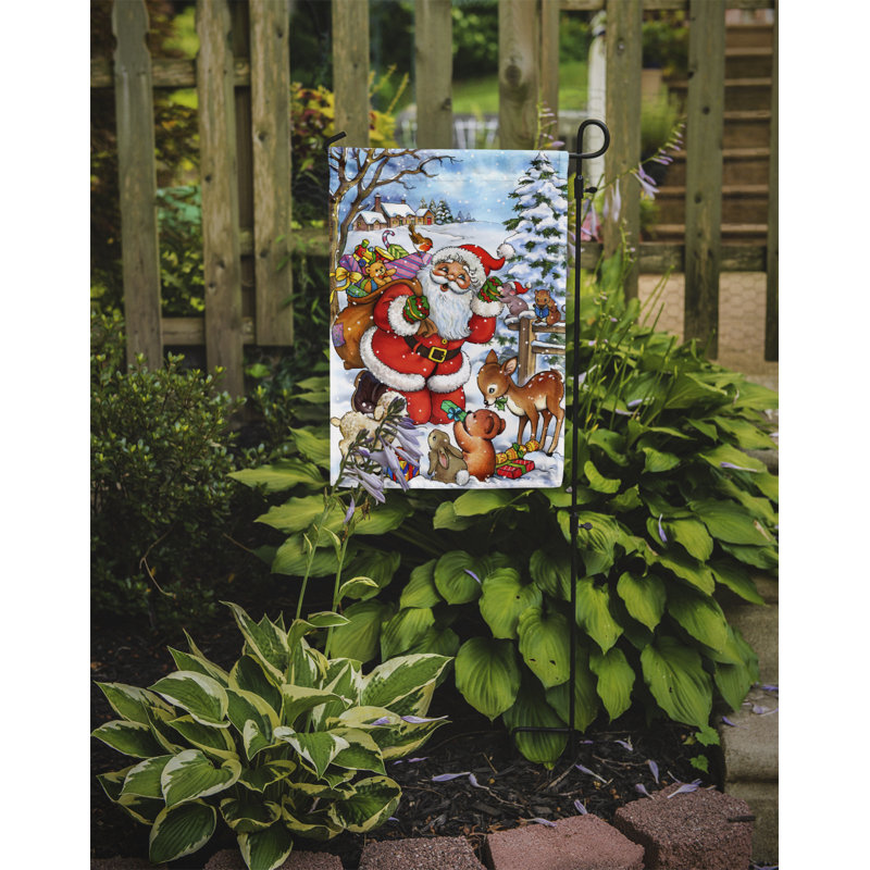 Zohrab Double Sided Polyester Animal Garden Flag, 15" H  x 11" W