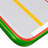 Balconera 16.4ft x 3.3ft x 4in Inflatable Gymnastics Mat, Christmas Red Green PVC Air Track with Electric Pump