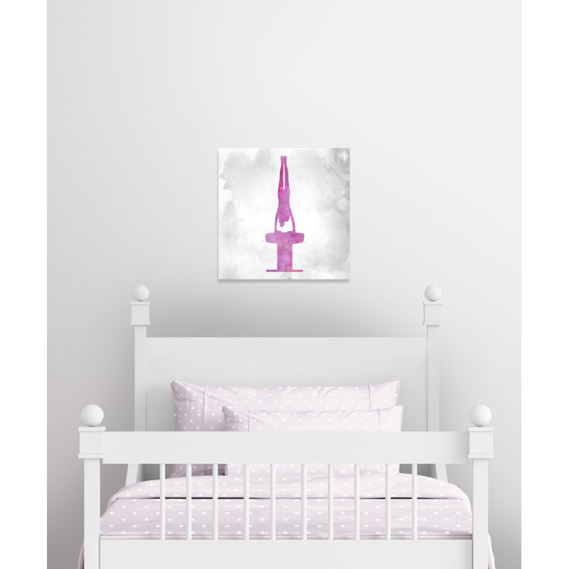 Gymnastique 1, H 24 po x l 24 po x P 1,5 po, Toile
