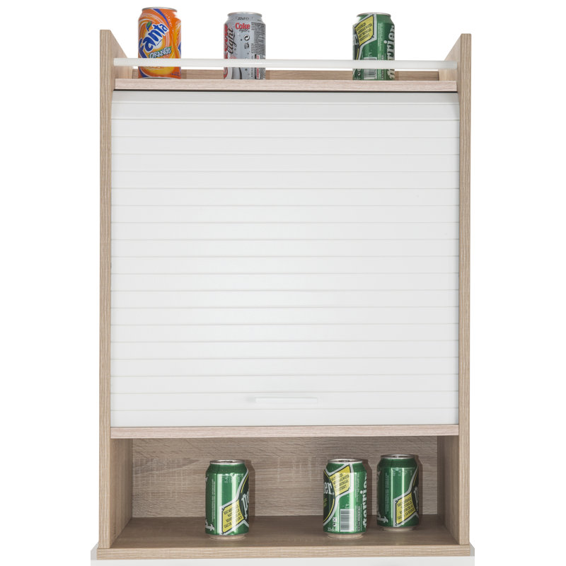 Eoin 76.6cm Kitchen Pantry, Oak/White