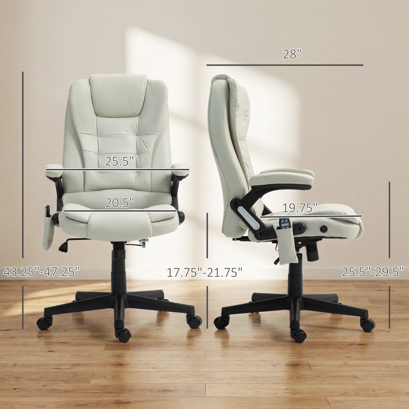 Milenija Office Chair, Beige Velvet