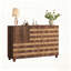 Buffet décoratif en bois avec 2 tiroirs et 3 portes-1645214928