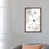 Toile classique avec cadre brun