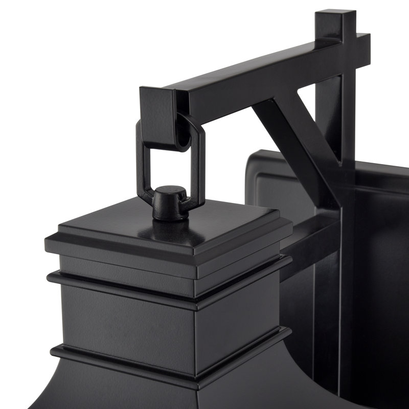 Applique murale d'extérieur Dreu - noir mat, H 21,25 po x l 11 po x P 14 po, 3 lumières