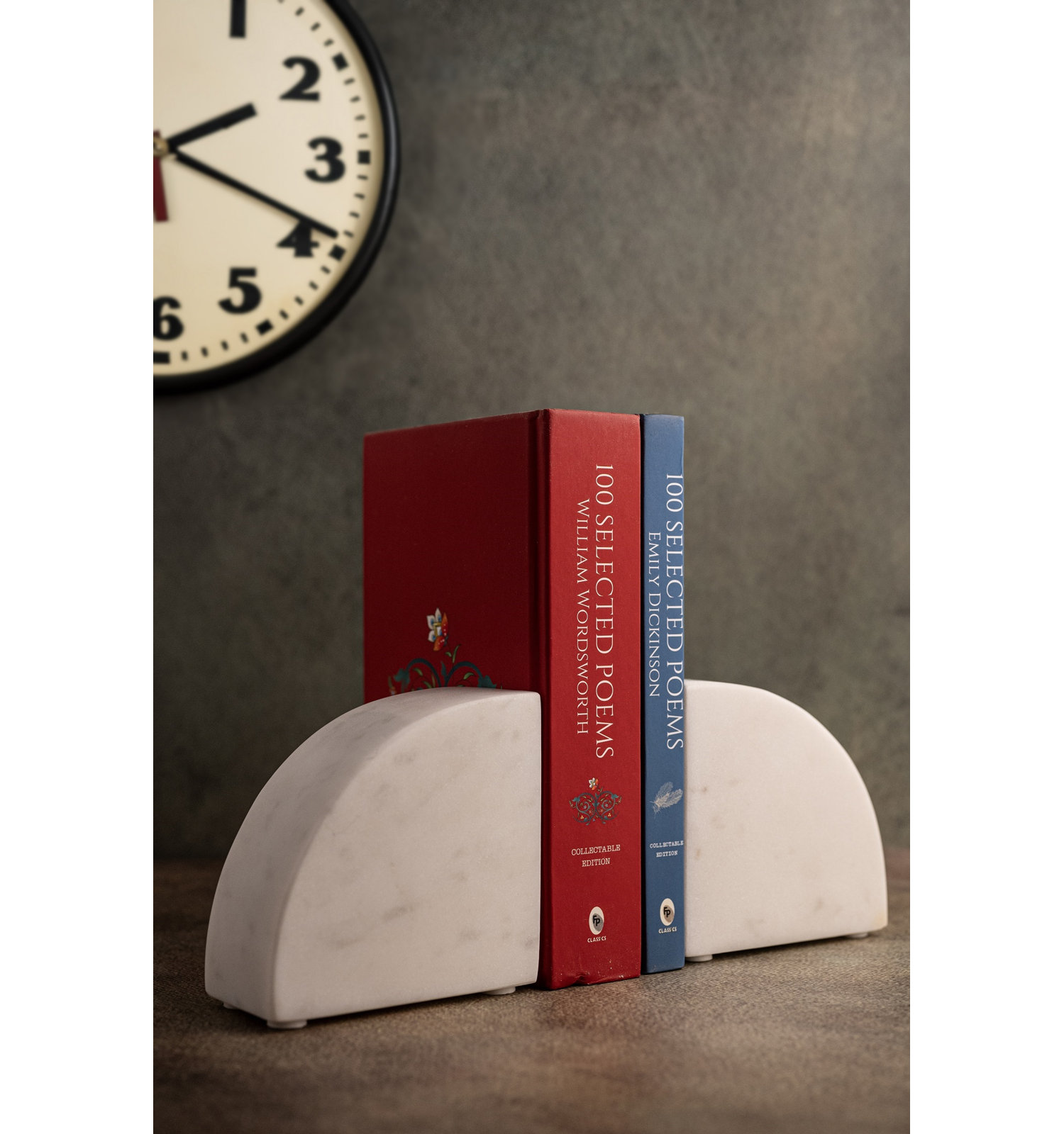 Matheson Genuine Marble Office Bookends