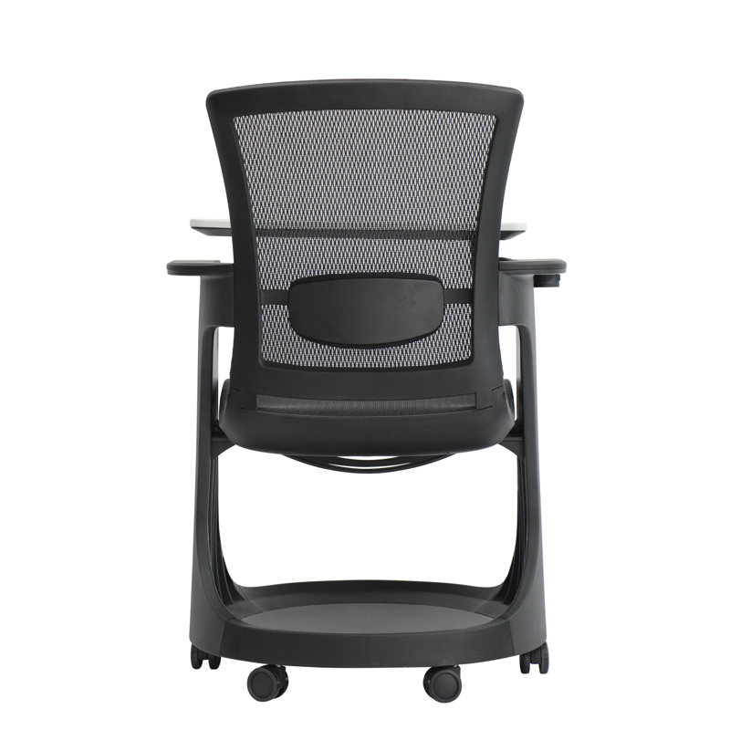 Eurotech Eduskate Black Mesh Personal Workspace Chair with Tablet Arm