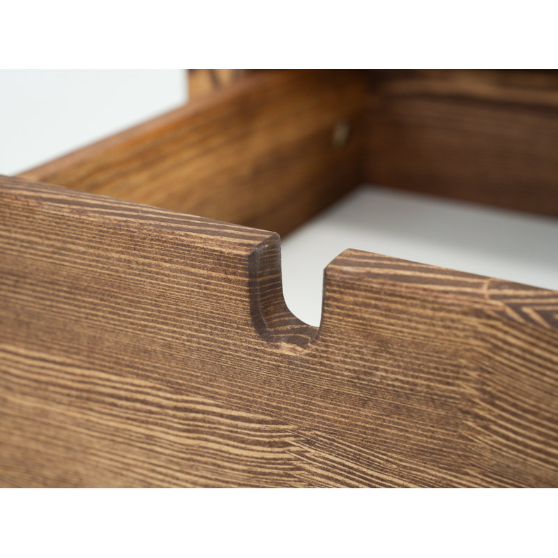 Caelo 40cm W Solid Wood Bedside Table