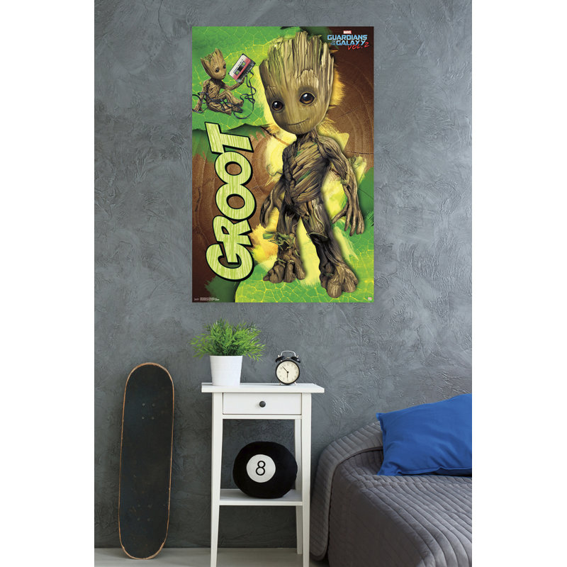 « tuteurs of the galaxy », impression sur papier 2 groot