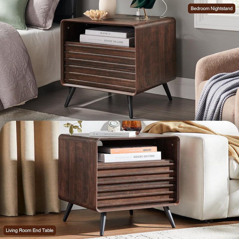 Table de chevet Mid Century Modern