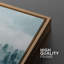 Teal Mist & Fog Mountain Forest Trees - ensemble de 2 impressions-92285212-92285211