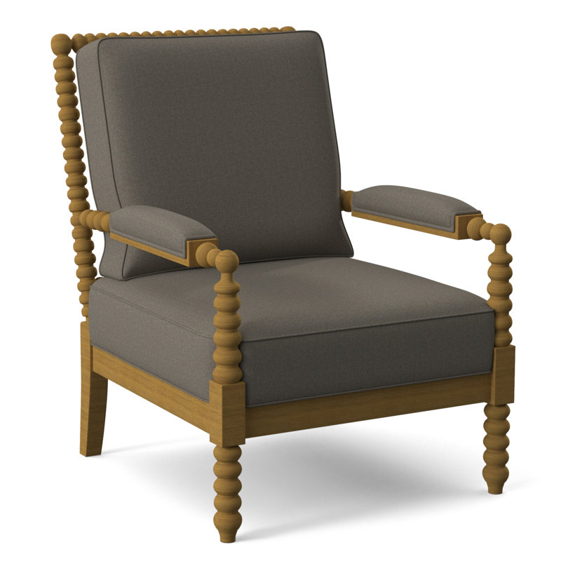 Fauteuil Jamilla Sabrina, Performance du sucre gris; 0863-84, Finition miel