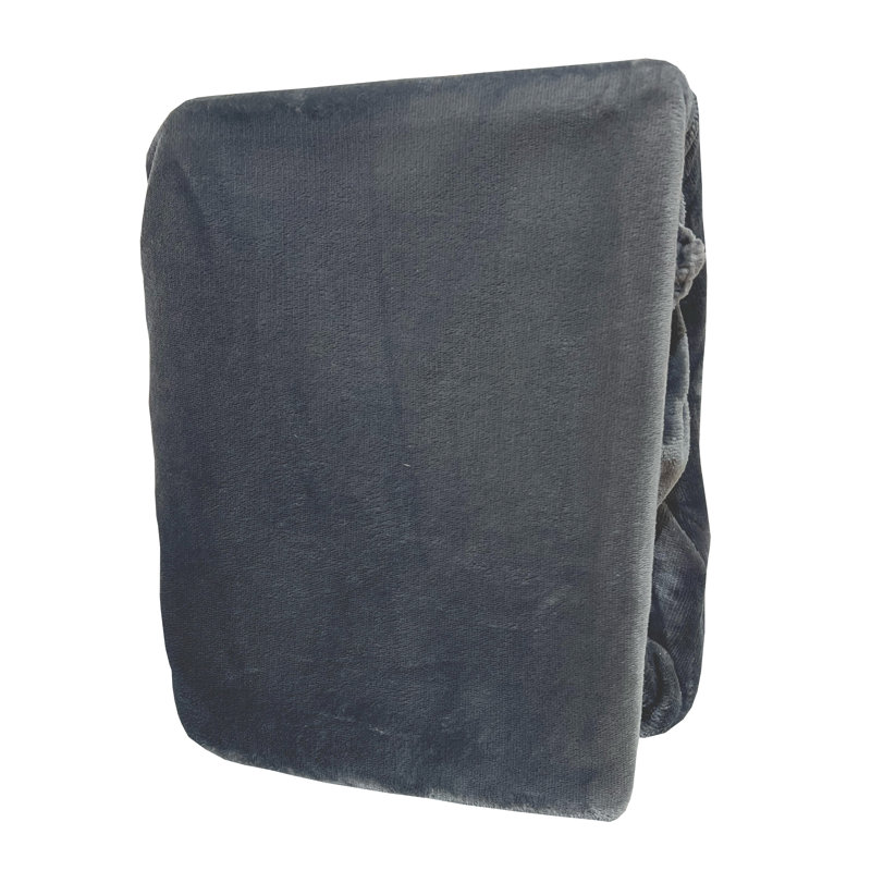 Bailley Fitted Sheet, Dark Grey, European Double (140 x 200cm)