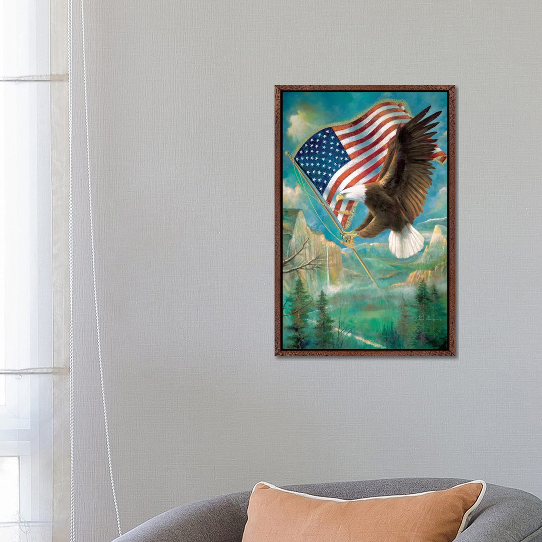 Pledge Of Allegiance von Ruane Manning - Galerie-verpackte Leinwand Giclée auf Leinwand