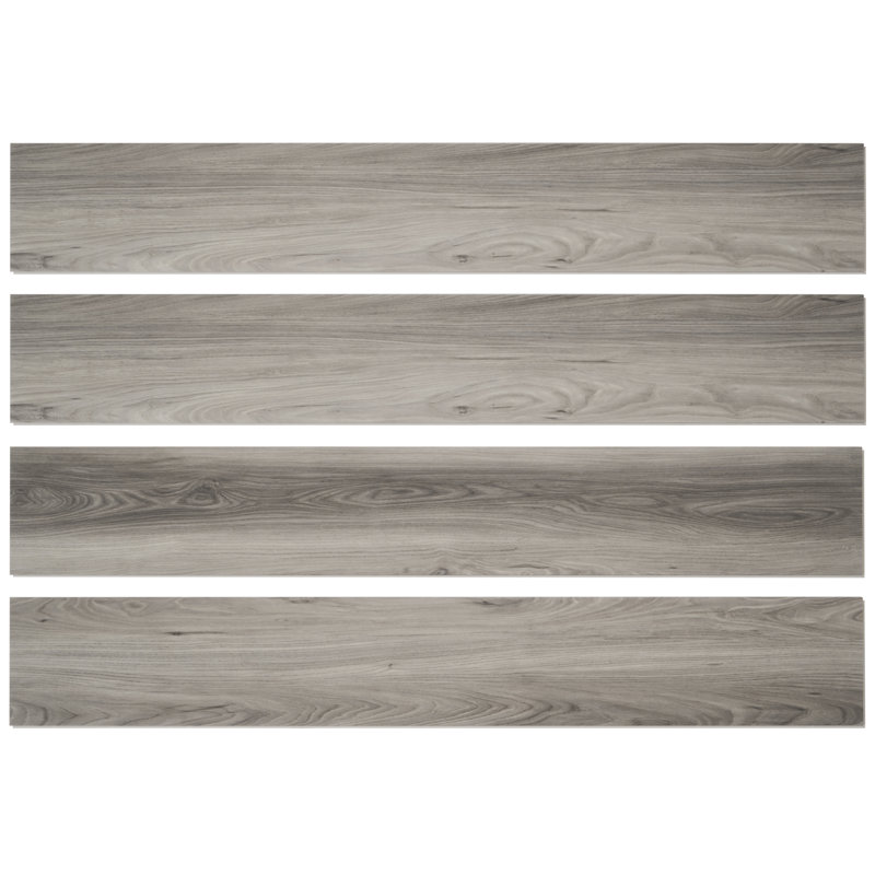 Heights XL 9x60 Matte LVT Rigid Core Click Lock Luxury Vinyl Plank, Gray Wood