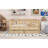 Wood Daybed With Fence Guardrails And 2 Drawers, Split Into Independent Floor Bed With Daybed-433976545-433976558