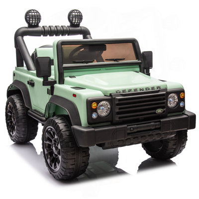 Licensed Land Rover Defender Volta 5008 24V Kids Ride On Car W/Parents Control,2Wd,Four-Wheel Suspension,Bluetooth,MP3,Music,Adjustable Volume,Power Display,LED Lights,Speeds 1.86-3.11MPH For Kids 3-5