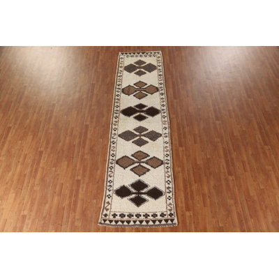 Turkish Anatolian Natural Dye Runner Rug 3x12