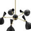 Declare 5-Light 6" Arm Pendant In White-1796082724