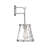 Caaliyah Metal Armed Sconce in Satin Nickel-84795905