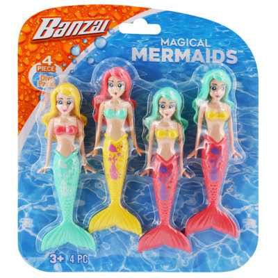 Dive Mermaids - 4 pc