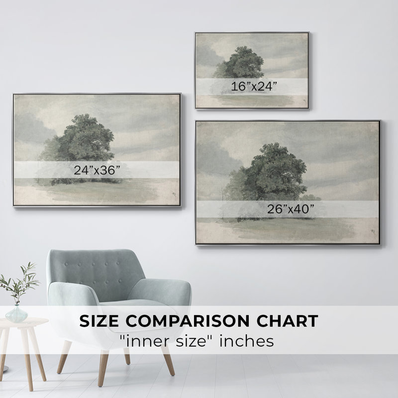 "Vintage Landscape - CDLxxxviii" sur toile, H 17 po x l 25 po
