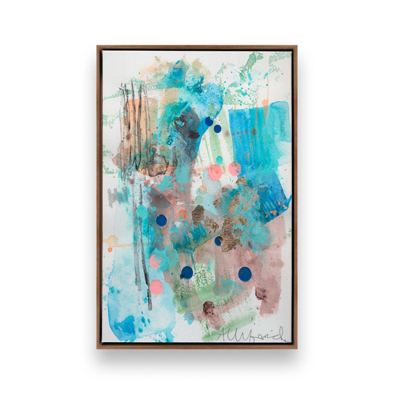 «Glory Abstracts V» par Allison Ford, reproduction d'art sur toile, H 18 po x l 12 po, Brun