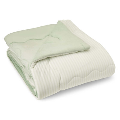 Jeté rafraîchissant HGTV Quietude Stripe 50 x 70 pouces