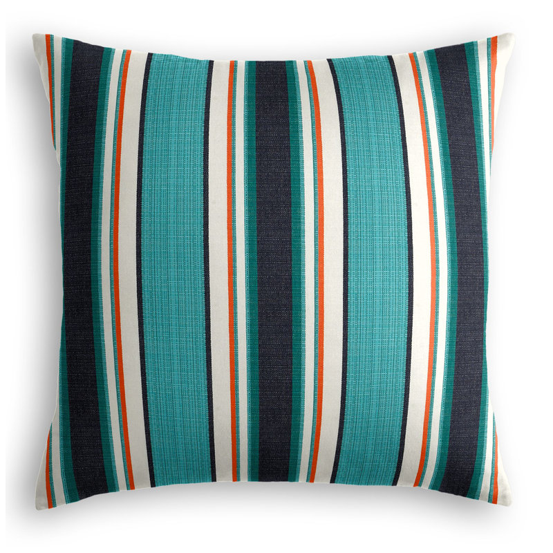 Sunbrella Token Square Pillow Cover & Insert, 22" x 22"